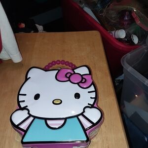 Sanrio Hello Kitty Pink Tin Box